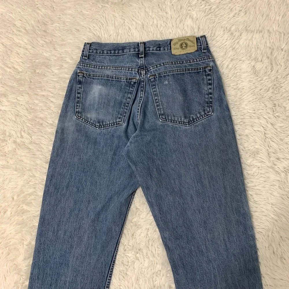 Vintage Arizona Baggy Jeans 30x33 USA Blue Pants Loose Straight Denim‎ Tag 32x34
